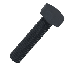 7/16'' UNC Hex Head Screw Black Oxide (5/8'' - 1-3/4'') - TVS - Pack of 100