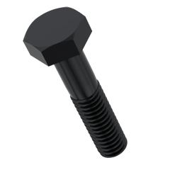 7/16'' UNC Hex Head Bolt Black Oxide (1-1/4'' - 5-1/2'') - TVS - Pack of 100