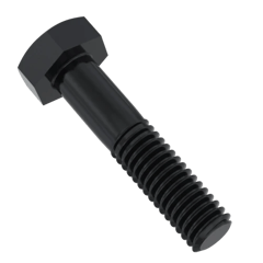 7/16'' UNC Hex Head Bolt Black Oxide (1-1/4'' - 5-1/2'') - TVS - Pack of 100