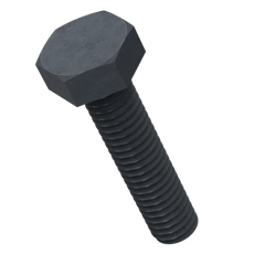 5/8'' UNC Hex Head Screw Black Oxide (1'' - 4'') - TVS - Pack of 20