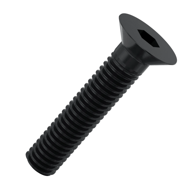 M6 CSK Head Screw Black Oxide (8mm - 50mm) - TVS - Pack of 400