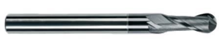 Solid Carbide Two flute Ball Nose General Milling (long Series)-FBK0500453,DIA-25,FL-80,OAL-152,SHD-25