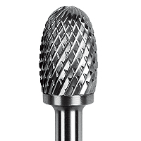 Deburring Carbide Burrs Oval Double Cut (Dimension-O7, Diameter-19, Length-25) FAC0200782