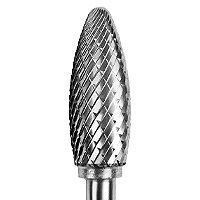 Deburring Carbide Burrs Flame Supreme Cut,Dimension-MF1L,Diameter-3,Length-6.3FAC0200637