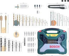 Bosch 50-piece X-Line Titanium set