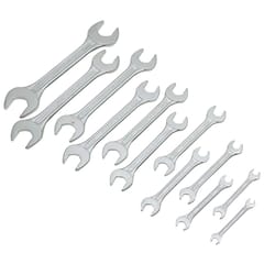STANLEY 12pc Double Open End Spanner Set Set , 6x7mm to 30x32mm- 70-380E
