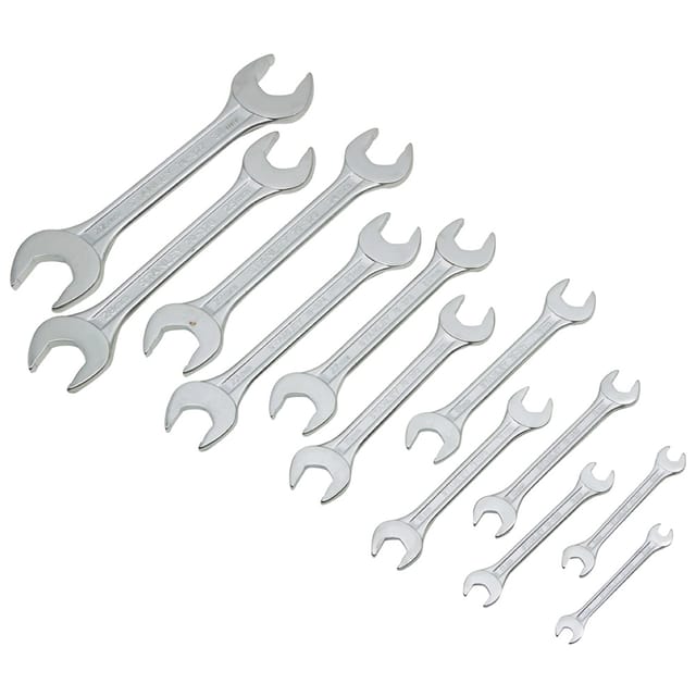 STANLEY 12pc Double Open End Spanner Set (6x7mm-30x32mm) 70-380E