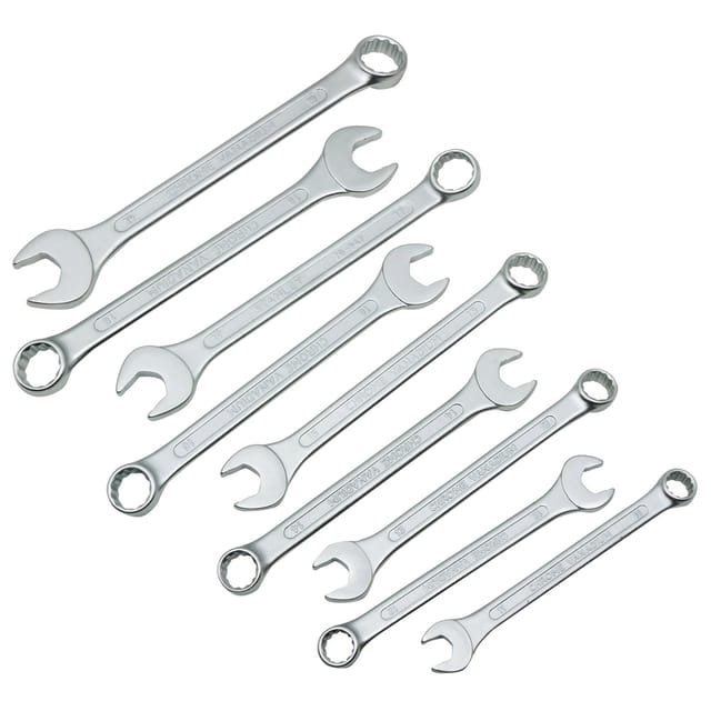 STANLEY 23pc Combination Spanner Set (6mm-25mm, 27mm, 30mm, 32mm) 70-965E