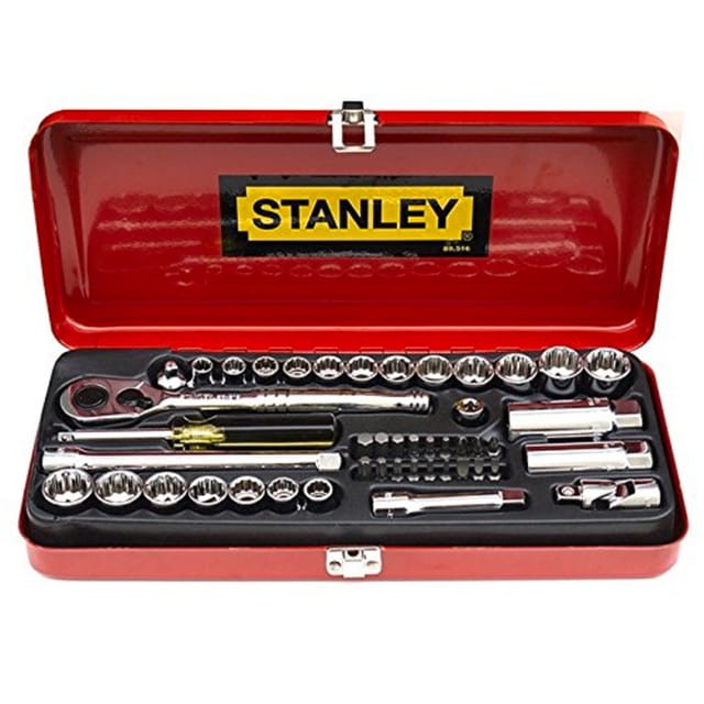 STANLEY 46pc 3/8" Square Drive Socket Set- 89-516-12