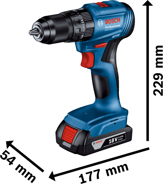 Bosch GSB 185-Li 18V Cordless Combi Drill