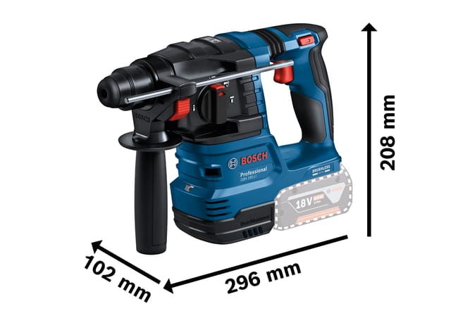 Bosch GBH 185-Li Cordless Rotary Hammer with SDS Plus - 06119240F0
