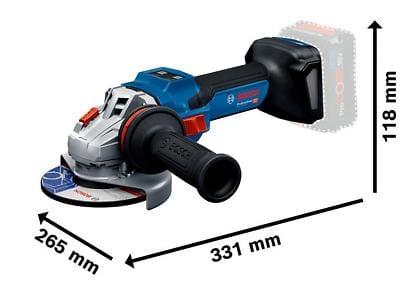 Bosch Cordless Angle Grinder GWS 18V-15 S -  06019M6000