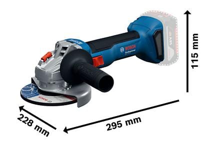 Bosch Cordless Angle Grinder GWS 18V-8 (Solo) - 06019N90K0