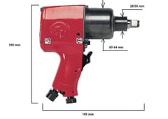 Chicago Pneumatic Impact Wrench CP9542 1/2'" PIN Impact Wrench Dimensions