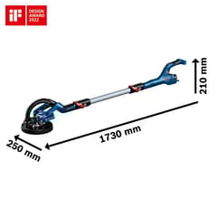 Bosch Drywall Sander GTR 550 Dimensions