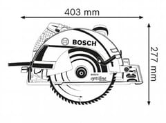 Bosch Circular Saw for Wood/Marble Cutting GKS 235 TURBO