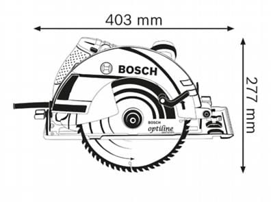 Bosch Circular Saw for Wood/Marble Cutting GKS 235 Turbo - 06015A20F0