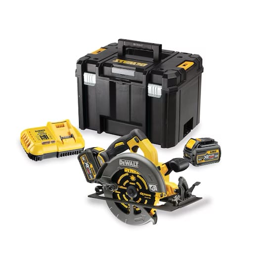 DeWALT XR 54V Cordless 67mm Doc Circular Saw TSTAK DCS575T2-QW