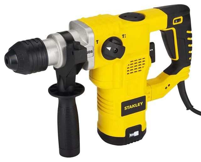 STANLEY 1250W 32mm 3 Mode L-Shaped SDS+ Hammer Kit STHR323K-IN