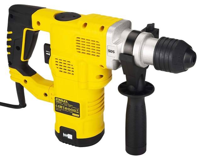 STANLEY 1250W 32mm 3 Mode L-Shaped SDS+ Hammer Kit STHR323K-IN