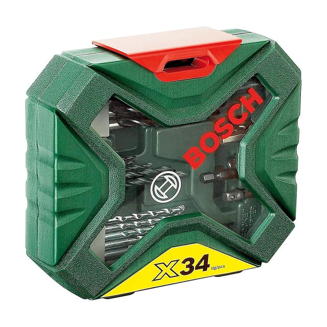 Bosch 34-Piece X-Line Classic Drill Bit and Screwdriver Bit Set - 2607010608