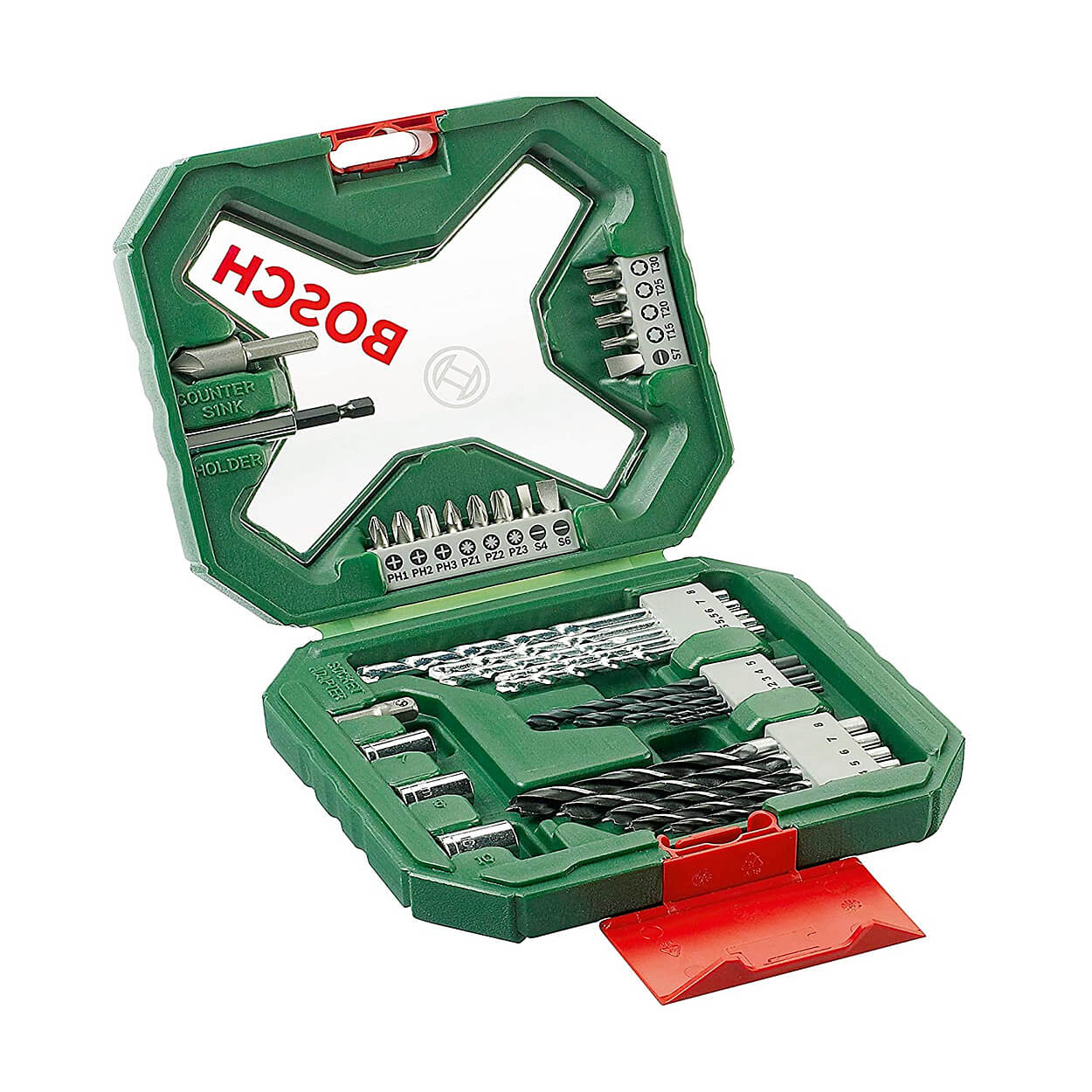 Bosch 34-Piece X-Line Classic Drill Bit and Screwdriver Bit Set - 2607010608