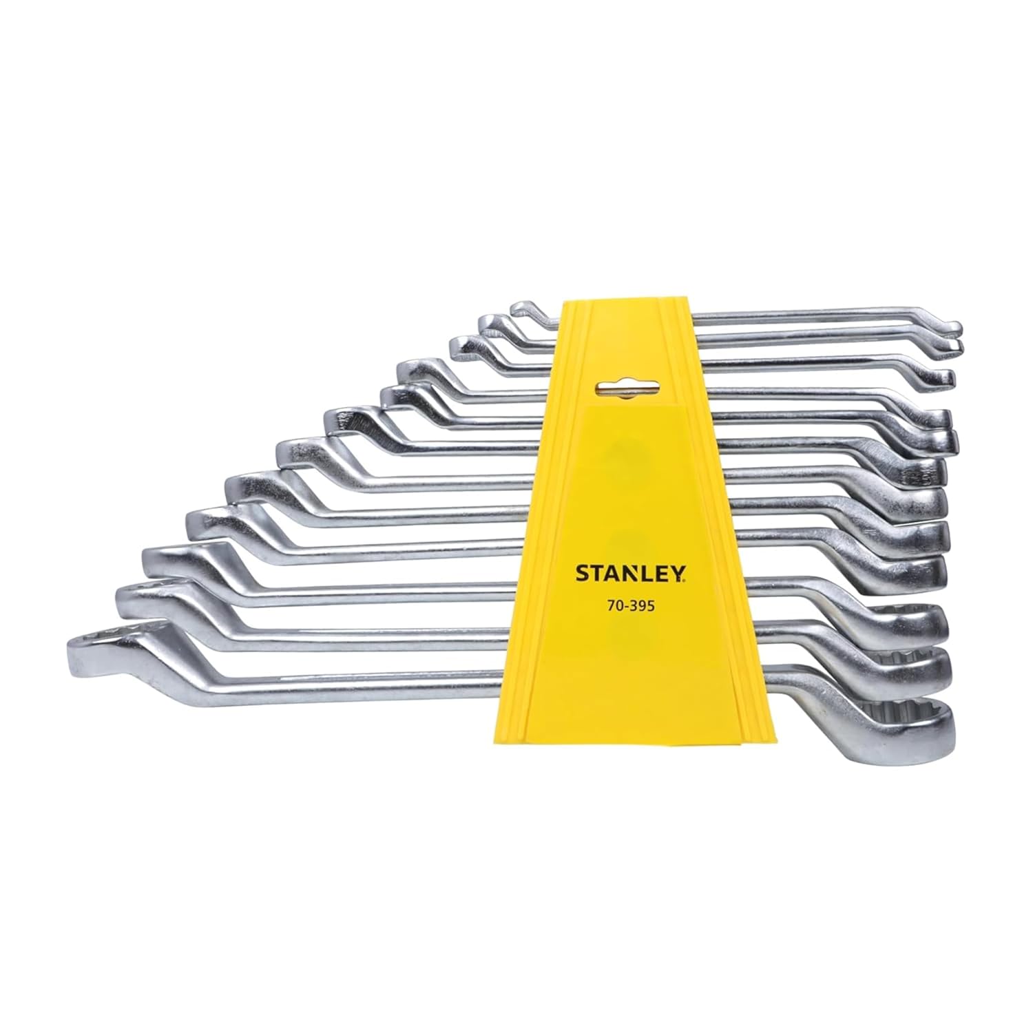 STANLEY 12 pc Shallow Offset Bi-Hexagonal Spanner Set (6x7mm-30x32mm) 70-395E