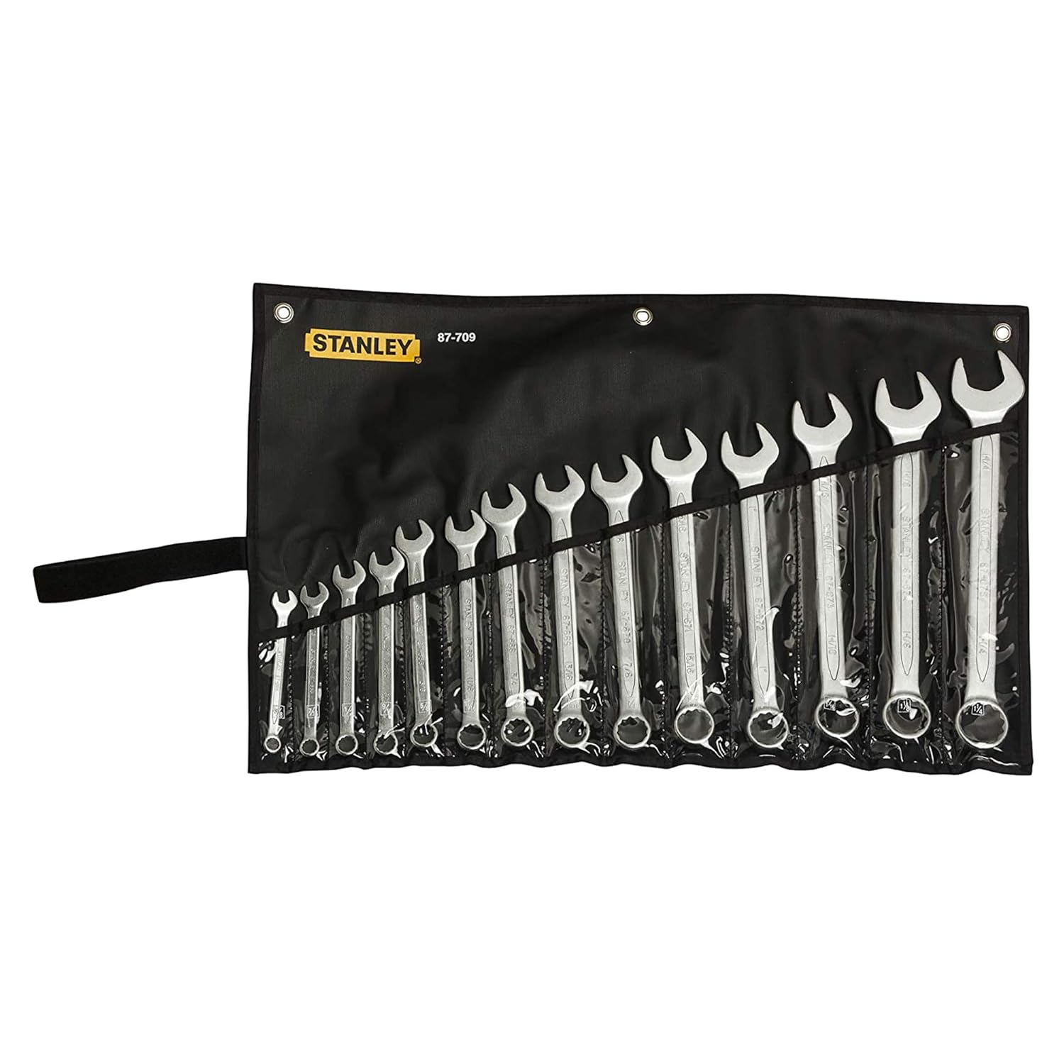 STANLEY 14 pc Slimline Combination Spanner Set (Inches) 1-87-709