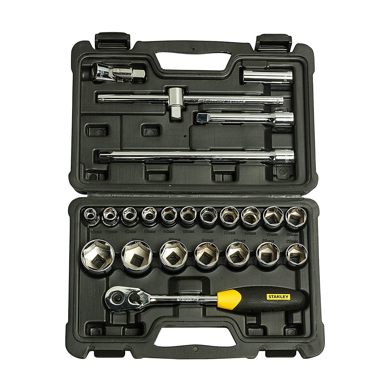 STANLEY 24 PCS 1/2 Sq. Drive 6 pt Socket Set - STMT72795-8