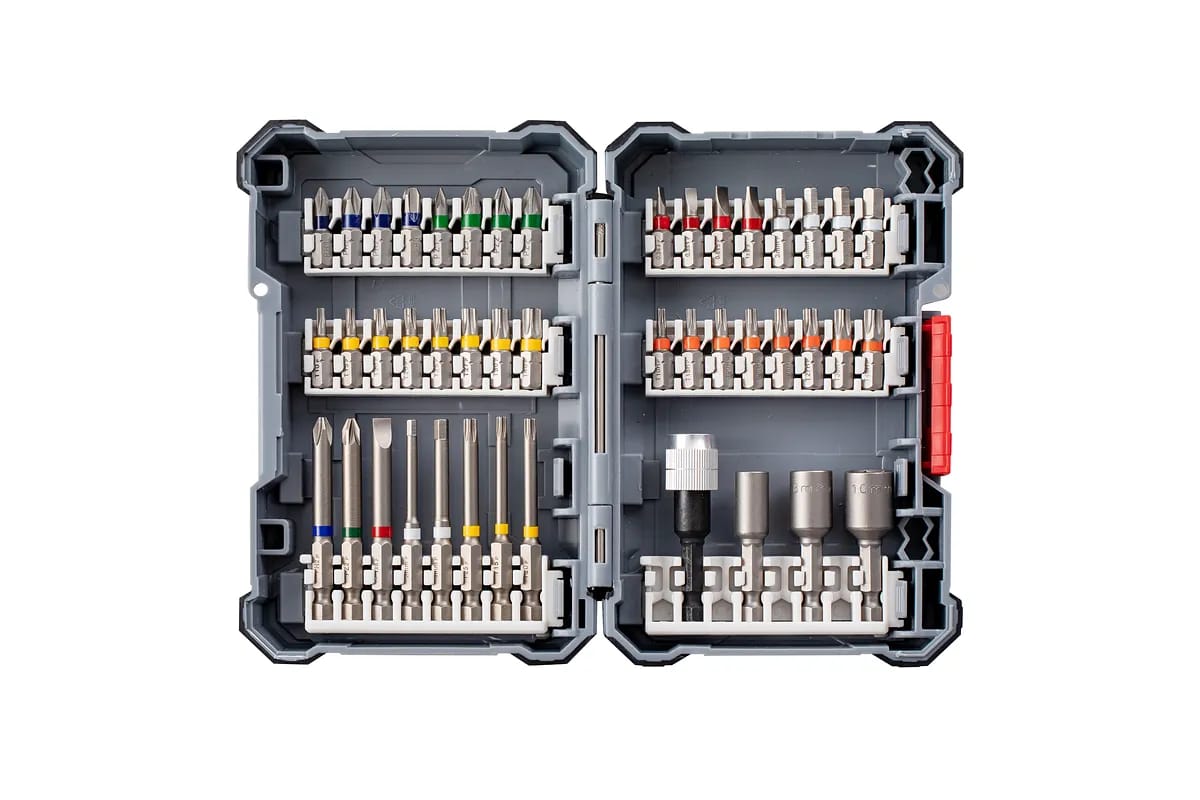 Bosch Pick & Click Extra Hard Screwdriver Bits Mixed Set (44-piece) - 2607017734