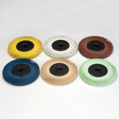 3M Scotch-Brite™ Radial Bristle Brush T-C P80 with Adapter (Dimensions-6”x7/16”x1”, Pack of 1) 61500187770