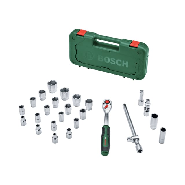 Bosch 25-Piece 1/2" Ratchet Set - 1600A02Z9F