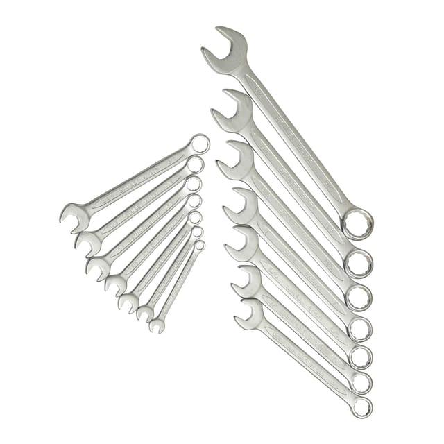 STANLEY 14 pc Slimline Combination Spanner Set (Inches) 1-87-709