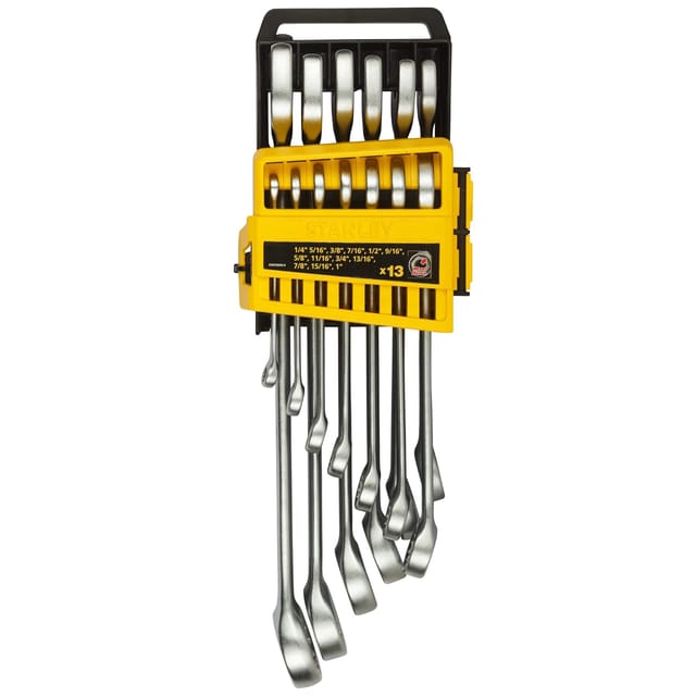 STANLEY 13 pc Combination Spanner Set in Holder (Inches) STMT78096-8